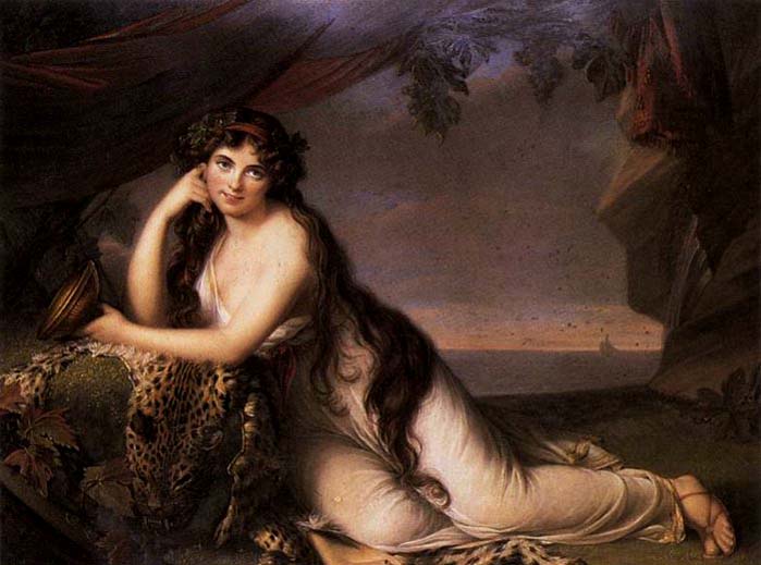 BONE, Henry Lady Hamilton as a Bacchante